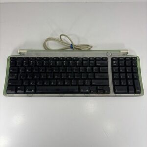 Apple USB Keyboard M2452 Green Vintage G3 iMac - TESTED
